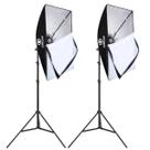2 Softbox Foto E Vídeo Greika 50x70cm Para Lampada 2 Softbox Foto E Vídeo Greika 50x70cm Para Lampada