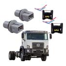 2 Soquete + 2 Conector P/ Lâmpada T10 Vw Constellation 93-17