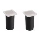 2 Spot Embutido Led Solo Quadrado 1W 3000K Quente IP67 Ali62