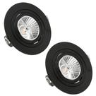 2 Spot Embutido Redondo Face Plana AR70 E27 - Save Energy
