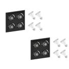 2 Spot Embutir Recuado PAR20 + Lâmpada LED 6W 2700K E27