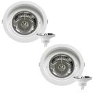 2 Spot Embutir Recuo AR111 + Lâmpada LED 12W 4000K Save Energy