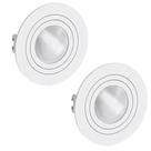 2 Spot Face Plana Redondo Par30 E27 Save Energy