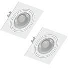 2 Spot Recuado Save Energy Par30 E27 Embutir Quadrado 2 Spot Recuado Save Energy Par30 E27 Embutir Quadrado