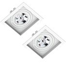 2 Spots Quadrado Embutir Recuado Ar111 Gu10 Save Energy 2 Spots Quadrado Embutir Recuado Ar111 Gu10 Save Energy