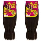 2 Super Jumbos Para Penteados Ser Mulher Cabelo Fibra Para Tranças Box Braids 420 Gramas 65cm