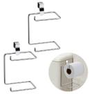 2 Suporte Duplo Porta Papel Higienico Caixa Acoplada Privada