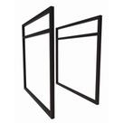 2 Suporte Prateleira Industrial Forno Microondas 45cm Prof