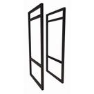2 Suporte Prateleira Nicho Industrial Suspensa Parede Teto Preto 2 Suporte Prateleira Nicho Industrial Suspensa Parede Teto Preto
