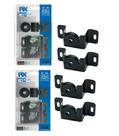 2 Suporte Tv Fixo Universal 10'' A 85'' - Compacto Cor Preto