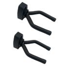2 Suportes de Parede Para Violão Guitarra Baixo Ukulele Instrumentos Musicais Ajustável Resistente