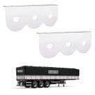 2 Suportes Lanterna 3 Marias Randon 65mm Inox