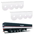 2 Suportes Lanterna 4 Marias Facchini 85mm Inox