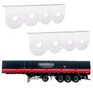 2 Suportes Lanterna 4 Marias Guerra 85mm Inox