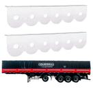 2 Suportes Lanterna 6 Marias Guerra 85mm Inox 2 Suportes Lanterna 6 Marias Guerra 85mm Inox