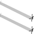 2 SUPORTES PIA CHUMBAR BANCADA MESA 50 CM - Branco