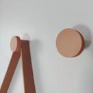 2 Suportes Pino Pendurador Rosê Gold P/ Espelho Adnet Bolsas
