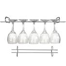 2 Suportes Taças Cromado Decoração Adega Bar Vinho 25cm