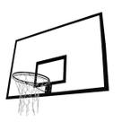 2 Tabelas de Basket Oficial 1,80 x 1,20 com Aro e Rede Sports Mania