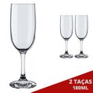 2 Taça de Vidro Transparente Cristal Festas Ano Novo 2024