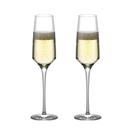2 Taças de Cristal Espumante Champagne Eleganza Fracalanza 2 Taças de Cristal Espumante Champagne Eleganza Fracalanza