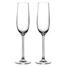 2 Taças de Cristal Fracalanza Beatriz para Champanhe 250ml