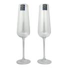 2 Taças Flute 220ml Champanhe Cristal Bohemia Ardea Frisante