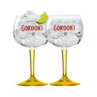 2 Taças Gin Gordons Yellow De Vidro 600ml-Oficial Gordon's