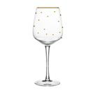 2 Taças para Vinho Balls Fio de Ouro 350ml Vidro Wolff 2 Taças para Vinho Balls Fio de Ouro 350ml Vidro Wolff