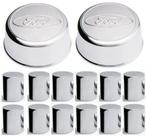 2 Tampa Cubo Dianteiro Ford Cargo 3/4 + 12 Capa Porca Boliviana 27mm 2 Tampa Cubo Dianteiro Ford Cargo 3/4 + 12 Capa Porca Boliviana 27mm