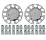 2 Tampa Cubo traçao Para Volvo Fh Fm Nh + 24 Capa Porca Belga 21mm 2 Tampa Cubo traçao Para Volvo Fh Fm Nh + 24 Capa Porca Belga 21mm