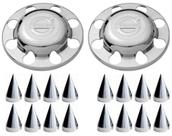 2 Tampa Cubo traçao Para Volvo VM + 16 Capa Porca Americana 24mm 2 Tampa Cubo traçao Para Volvo VM + 16 Capa Porca Americana 24mm