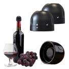 2 Tampa De Vinho Champanhe À Prova De Vazamento Mini Rolha Conserva Guarda