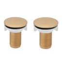 2 Tampa Tampão Tapa Furo Plug Gold 1/2 Lavatório/Pia/Cuba