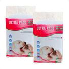 2 Tapete Higiênico Petlike Ultra Pads 60x60 - 30 Unidades