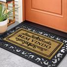 2 Tapete Porta Capacho Fibra Coco Antiderrapante 45x75 Imppt