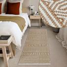 2 Tapete Quarto Beira Cama Kilim Indiano Luxo Klan 60x180
