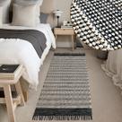 2 Tapete Quarto Beira Cama Kilim Indiano Luxo klml 60x180