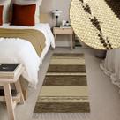 2 Tapete Quarto Beira Cama Kilim Indiano Luxo Klrp 60x180
