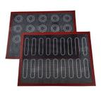 2 Tapetes Silicone Liquido e Fibra Vidro Pães Cookies 30x40