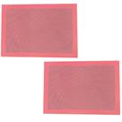 2 Tapetes Silicone Liquido Pães Massas Eclair Bolacha Cookie