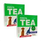 2 Tea Pipeta 1,3ml Antiparasitário Cães 5,1 Até 1kg 3pipetas