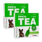 2 Tea Pipeta Antiparasitário Para Cães De 0,6 Até 5 Kg 0,7ml
