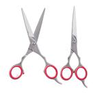 2 Tesouras Red Circle 6" Fio Navalha + Fio Laser Vertix