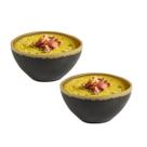 2 Tigelas Bowl Rustic 16cm Rustic 100% Melamina Gourmet Mix 2 Tigelas Bowl Rustic 16cm Rustic 100% Melamina Gourmet Mix