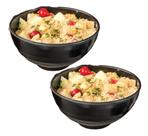 2 Tigelas Bowls Cremeira 14cm 100% Melamina Gourmet Mix 2 Tigelas Bowls Cremeira 14cm 100% Melamina Gourmet Mix