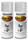 2 Tinta Spray Alta Temperatura Churrasqueira 650c Antiferrugem