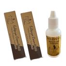 2 Tinturas Sobrancelhas Eclépcya marrom média e escura + oxidante 2 Tinturas Sobrancelhas Eclépcya marrom média e escura + oxidante