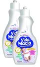 2 Tira Manchas Vida Macia Roupas Brancas E Coloridas 500ml