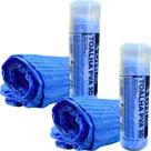 2- Toalha Pva 3d Secagem Automotiva Super Absorvente 66x43cm
